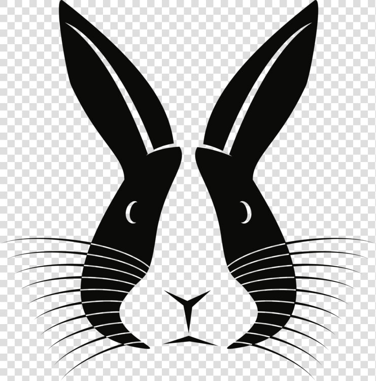 Head silhouette rabits And Hares   Silhouette Rabbit Vector Png  Transparent PngTransparent PNG