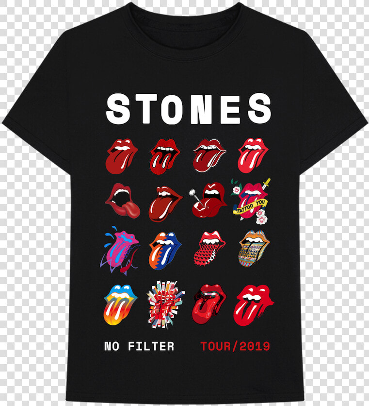 Rolling Stones Tongues T Shirt  HD Png DownloadTransparent PNG