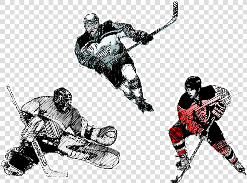 Ice Hockey Player Hockey Field Hockey Puck   Hockey Vector Art  HD Png DownloadTransparent PNG