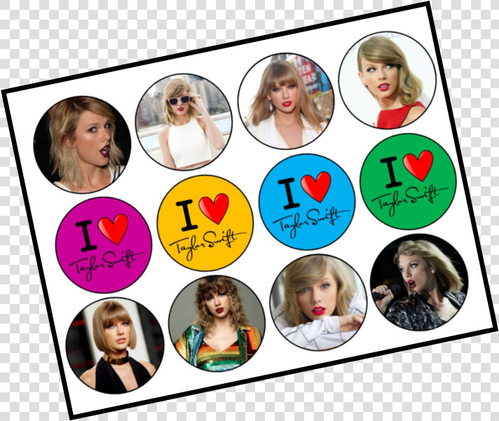 Transparent Taylor Swift Head Png   Printable Taylor Swift Cake Topper  Png DownloadTransparent PNG