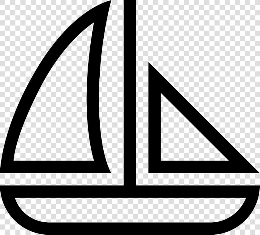 Sailboat Stroke   Sailboat Png Black And White  Transparent PngTransparent PNG