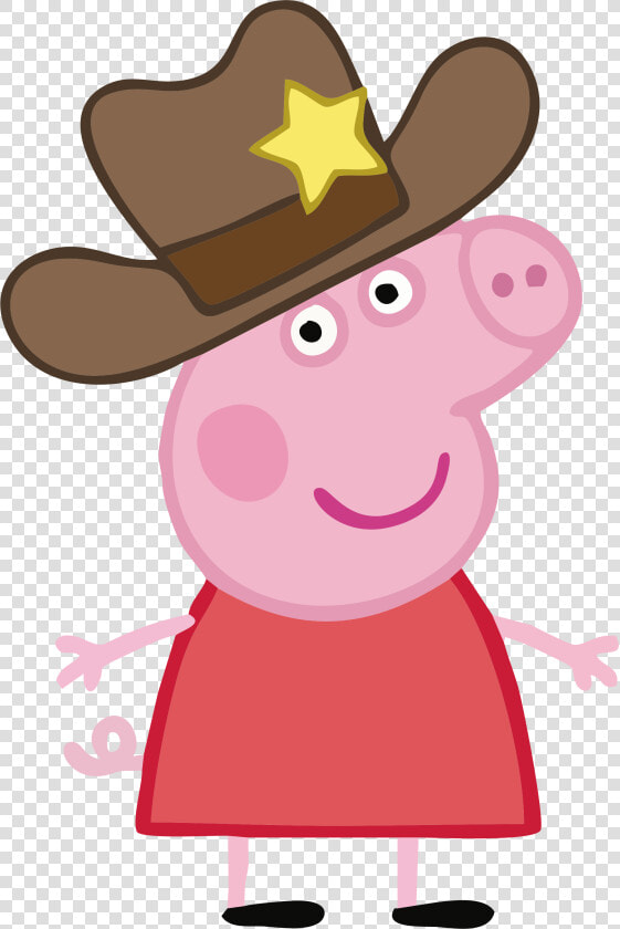 Peppapig001 By Convitex   Peppa Pig Cowboy Hat  HD Png DownloadTransparent PNG