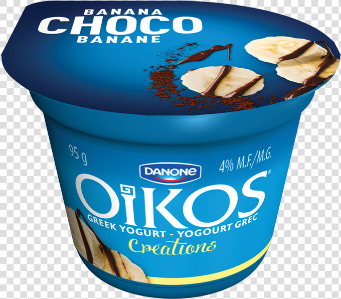 Oikos Greek Yogurt Banana Choco   Ice Cream  HD Png DownloadTransparent PNG