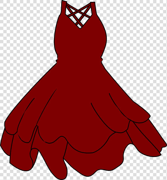 Burgandy Dress Clip Art  HD Png DownloadTransparent PNG