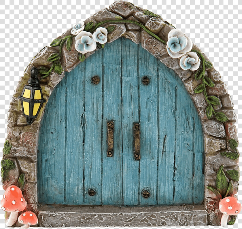 Blue Cobblestone Fairy Door   Home Door  HD Png DownloadTransparent PNG