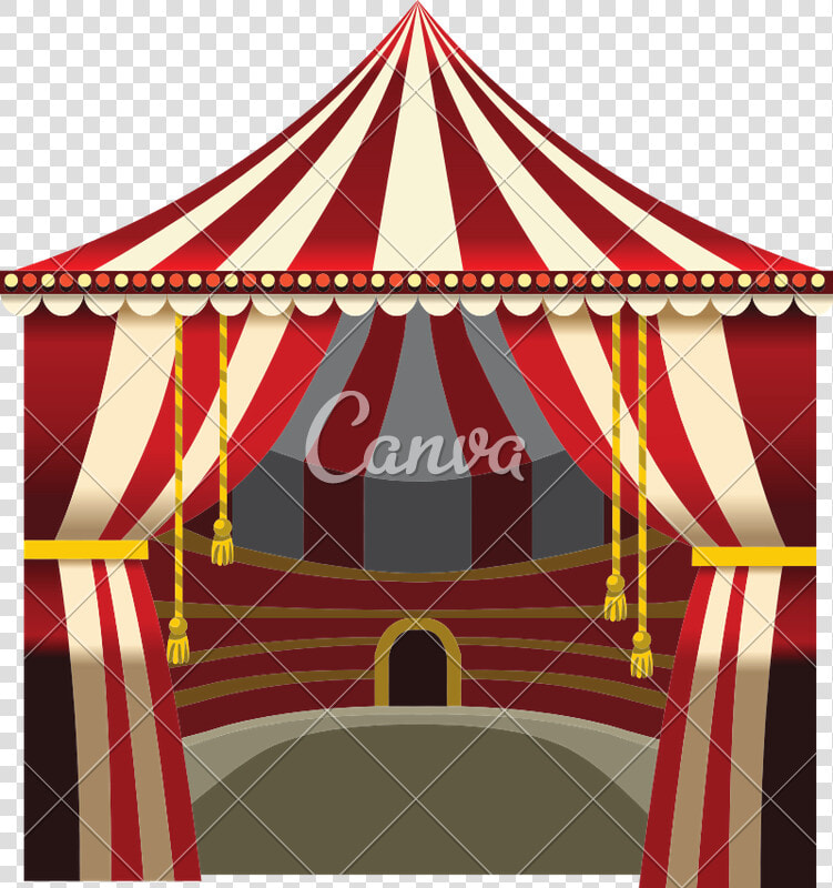 Transparent Circus Tent Clipart   Canva  HD Png DownloadTransparent PNG