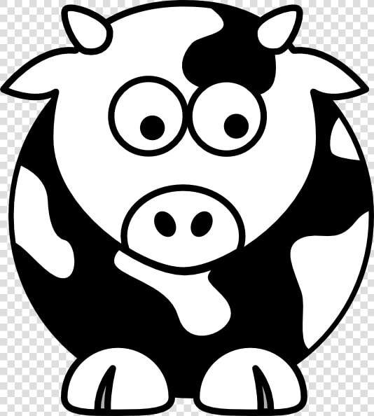 Clip Art Black And White   Black And White Cows Clipart  HD Png DownloadTransparent PNG