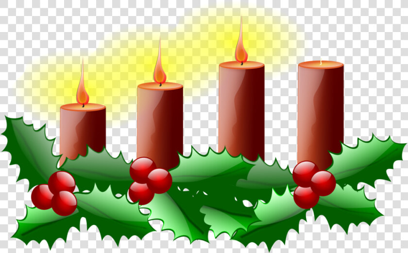 Third Advent  Christmas  Advent  Candle  Green  Red   First Sunday Of Advent Clipart  HD Png DownloadTransparent PNG