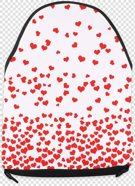 Red Falling Hearts On Pink Crossbody Bag   Handbag  HD Png DownloadTransparent PNG