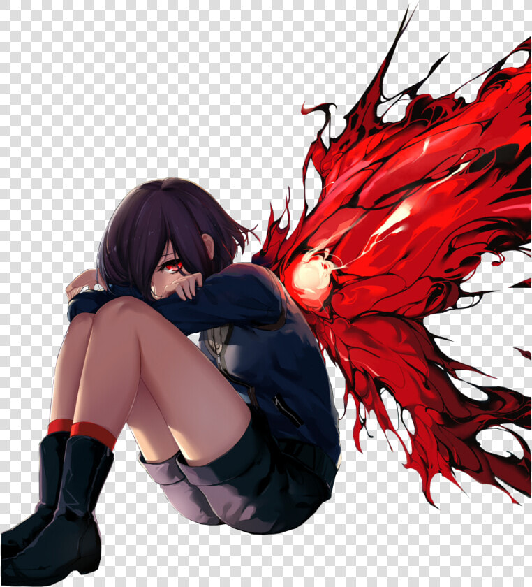 Anime аниме anime Art аниме Арт  Аниме арт tokyo Ghoul kirishima   Ghoul Touka Kirishima Touka  HD Png DownloadTransparent PNG