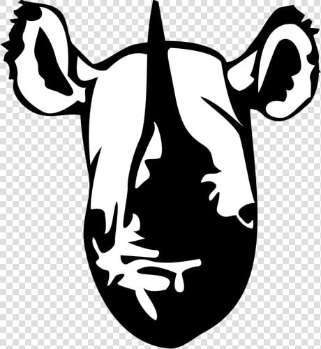 Head Of A Rhino   Black White Rhino Drawings  HD Png DownloadTransparent PNG