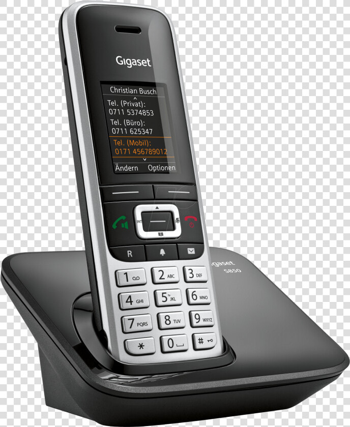 Cordless Telephone Png Download   Gigaset S850a Go  Transparent PngTransparent PNG