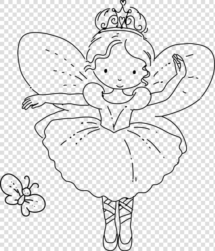 Tooth Fairy Coloring Pages Color Fresh Voteforverde   Simple Fairy Coloring Pages  HD Png DownloadTransparent PNG