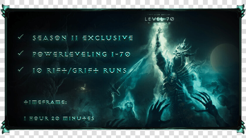 Diablo 3 Fast Leveling 1 70   Grim Dawn Necromancer  HD Png DownloadTransparent PNG