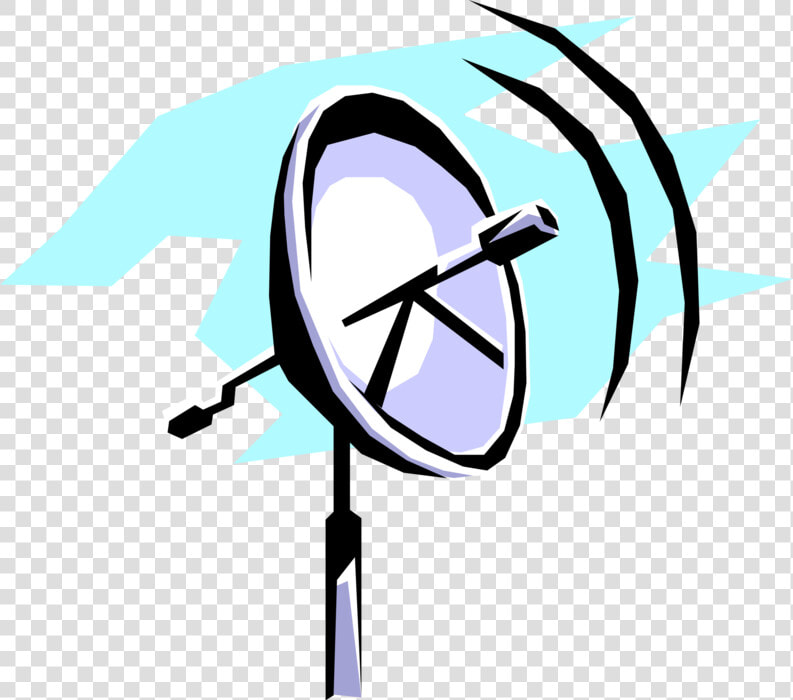 Vector Illustration Of Parabolic Reflector Antenna  HD Png DownloadTransparent PNG