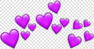  purple  heart  crown  emoji  sticker  freetoedit   Transparent Red Heart Crown  HD Png DownloadTransparent PNG