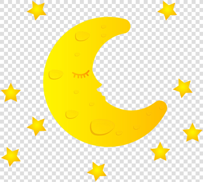 Lua Crescente Com Estrelas   Moon Free Clipart  HD Png DownloadTransparent PNG