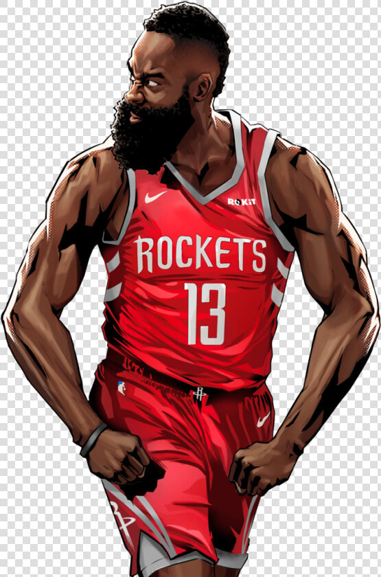 Profile Art James Harden   Houston Rockets  HD Png DownloadTransparent PNG