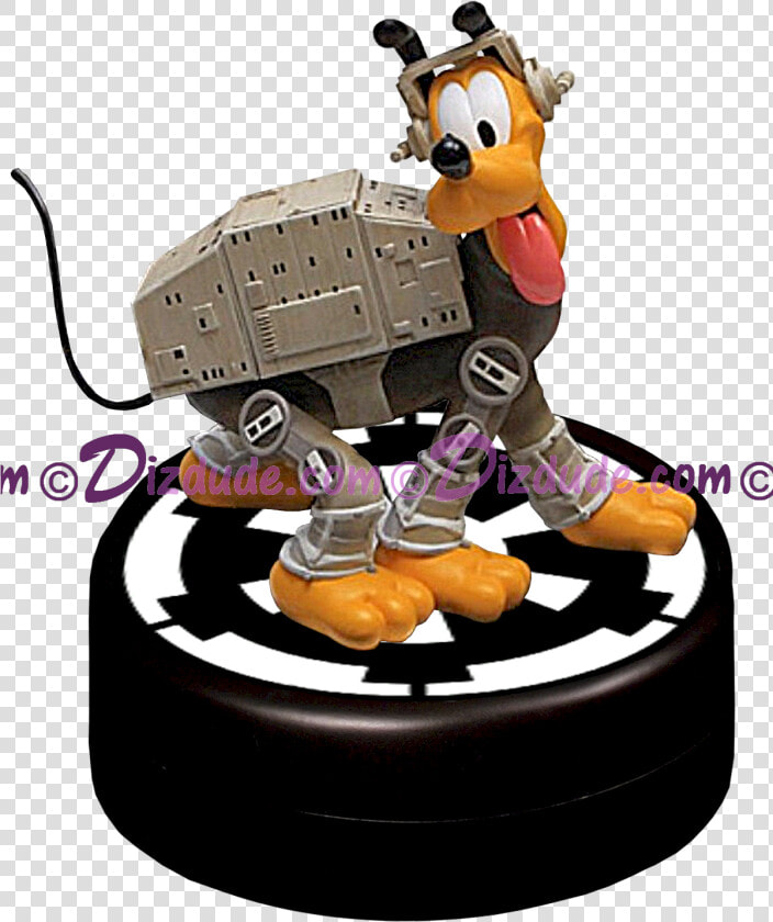 Pluto As An At at Medium Big Fig With Pin Le 1977 Disney   Star Wars Disney Statue  HD Png DownloadTransparent PNG