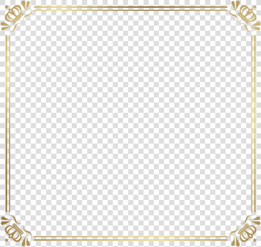 Free Png Download Frame Border With Crowns Clipart   Certificate Border Design Landscape  Transparent PngTransparent PNG