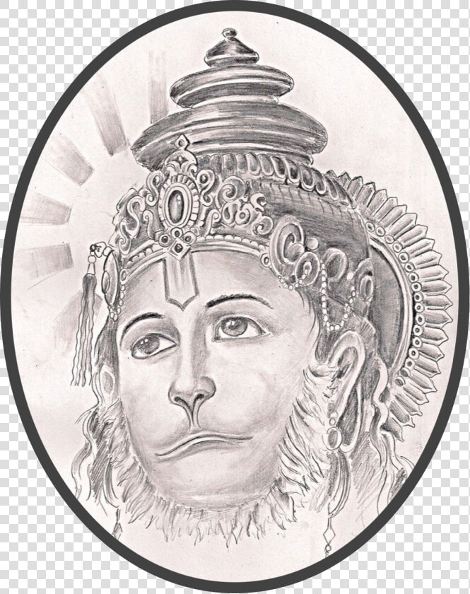 Hanuman Ji Good Morning Quotes   Png Download   Pencil Sketch Of Hanuman Ji  Transparent PngTransparent PNG