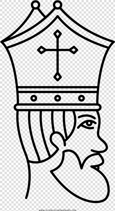 Priest Coloring Page   Transparent Cartoons  HD Png DownloadTransparent PNG