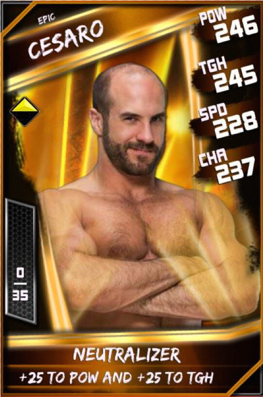 Epic Cesaro   Barechested  HD Png DownloadTransparent PNG