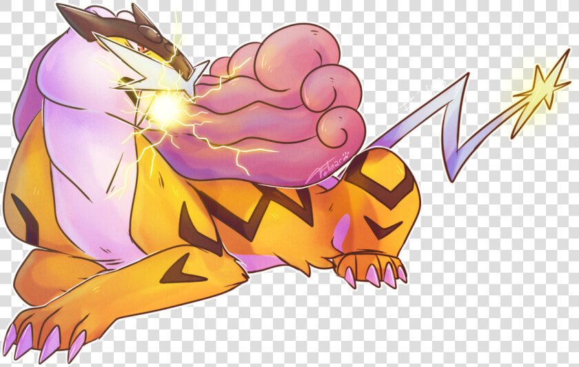 Raikou Pokemon Fan Art  HD Png DownloadTransparent PNG