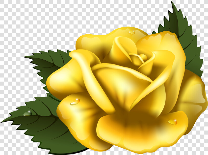 Large Yellow Rose Transparent Png Clip Art Image   Clip Art Yellow Rose Png  Png DownloadTransparent PNG