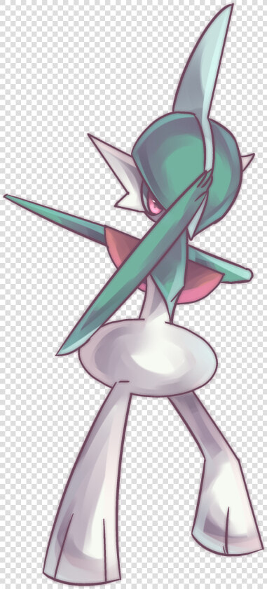 Gallade   Cartoon   Gallade Render  HD Png DownloadTransparent PNG