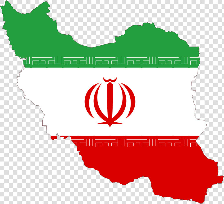 Iran Flag And Map   Iran Map With Flag  HD Png DownloadTransparent PNG