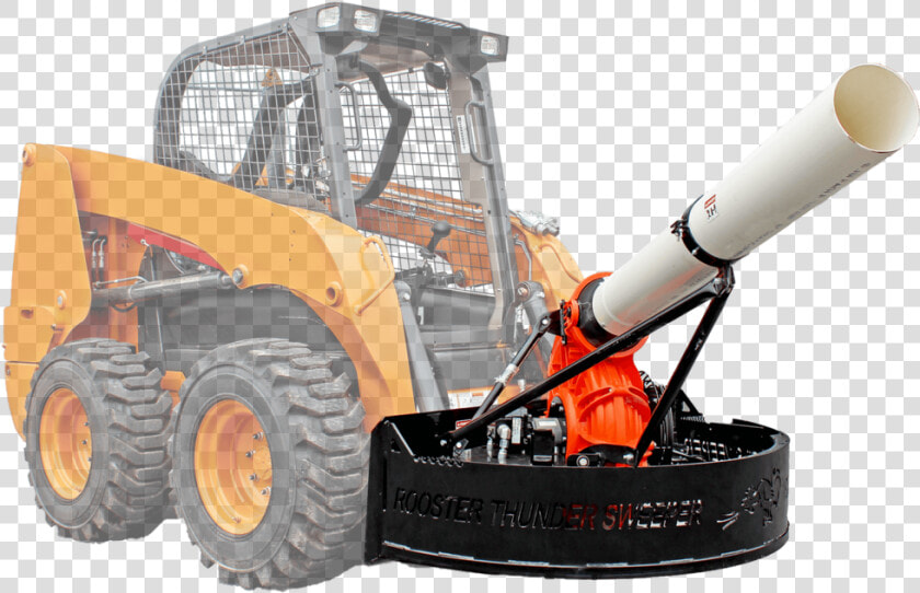 Rooster Thunder Sweeper Blower   Bulldozer  HD Png DownloadTransparent PNG