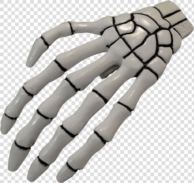 Xl Skeleton Bone Hand Slide White   Skeleton Hair Clips  HD Png DownloadTransparent PNG