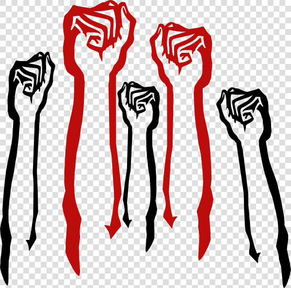 Cartoon Fist   Raised Fist Png  Transparent PngTransparent PNG