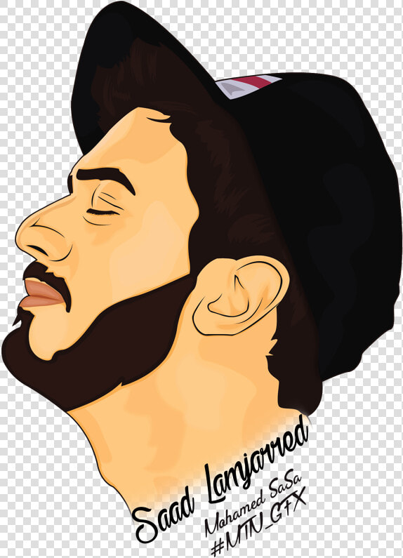 Saad Lamjarred Vector Art   Cartoon  HD Png DownloadTransparent PNG