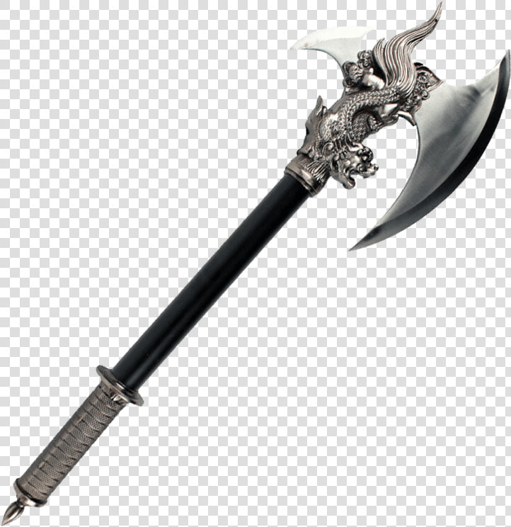 Oriental Dragon Battle Axe   Chinese Axe  HD Png DownloadTransparent PNG