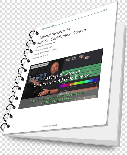 Davinci Resolve 14 Add on Certification Course   Pdf Planner 2018  HD Png DownloadTransparent PNG