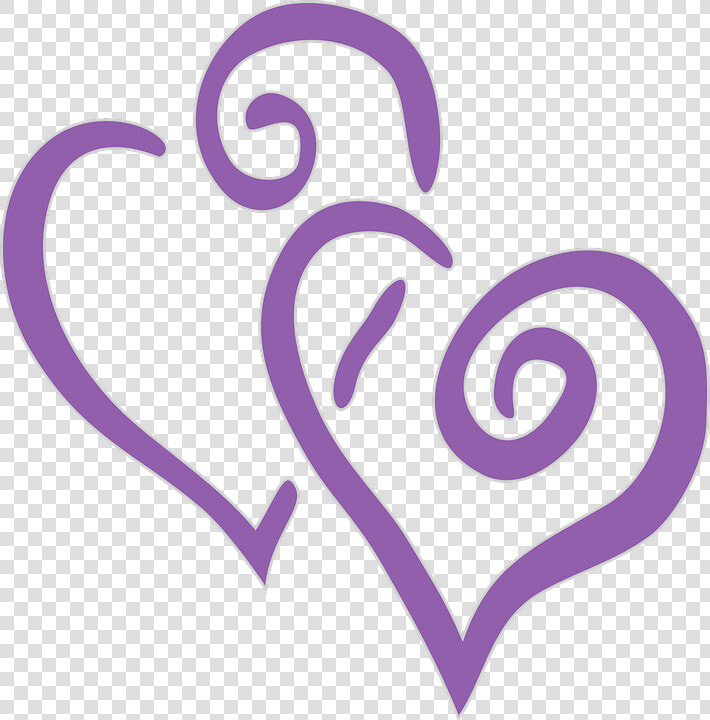 Purple Love Png   Clipart 60th Wedding Anniversary  Transparent PngTransparent PNG