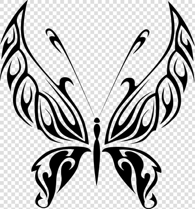 Transparent Black And White Butterfly Png   Black And White Transparent Butterfly Clipart  Png DownloadTransparent PNG