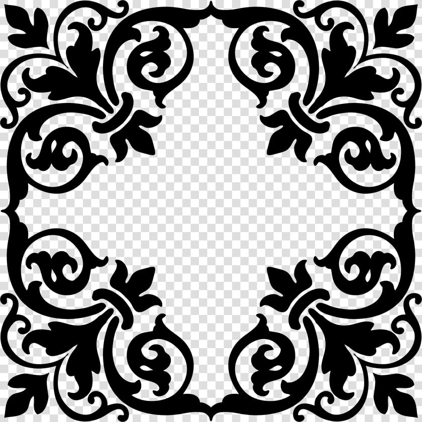 Clipart   Simple Stencil Damask Design  HD Png DownloadTransparent PNG