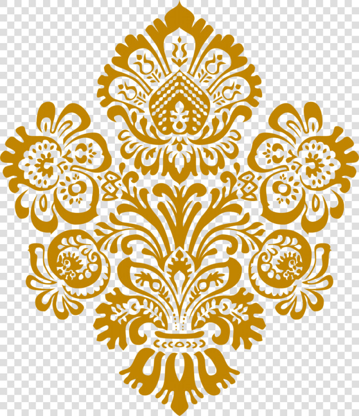 Clip Art Gold Damask   Blessed And Highly Favoured Quotes  HD Png DownloadTransparent PNG