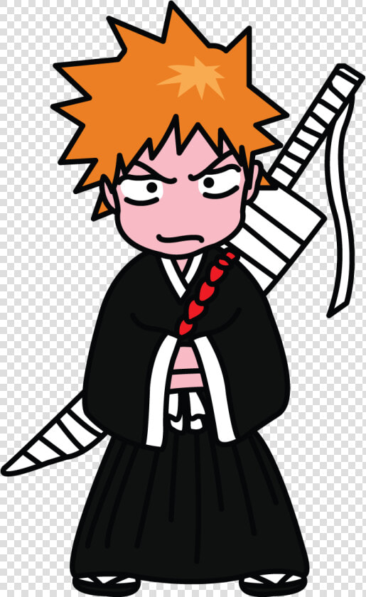 How To Draw Ichigo Kurosaki Of Bleach  Manga  Easy   Bleach Ichigo Drawing Easy  HD Png DownloadTransparent PNG