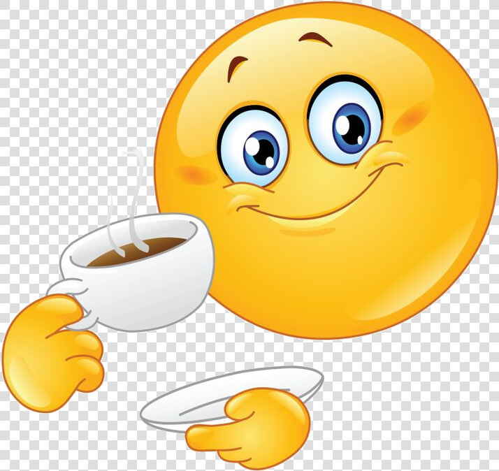 Good Morning Send Along This Smiley To Wish Someone   Clip Art Morning Tea  HD Png DownloadTransparent PNG