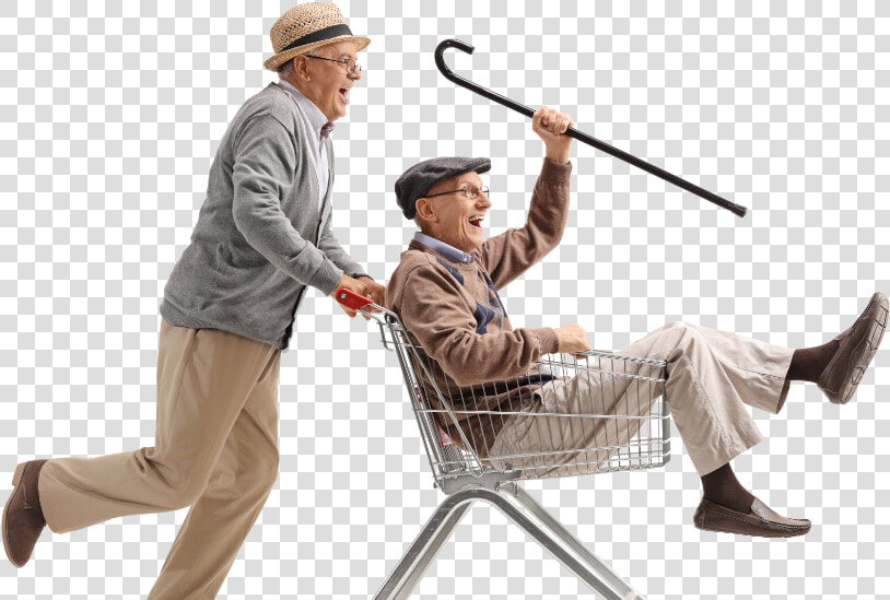 Old Man Pushing Cart   Old Man Sitting Png  Transparent PngTransparent PNG