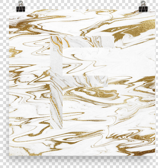 Liquid Gold Marble Letter Print  Letter F   Sketch  HD Png DownloadTransparent PNG