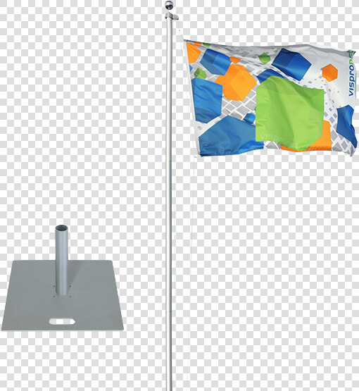 Flagpole Standard With Base Plate   Flag  HD Png DownloadTransparent PNG