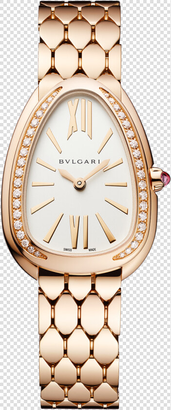 Bvlgari Serpenti Seduttori 18k Rose Gold  amp  Diamonds   Patek 7300 1200r 010  HD Png DownloadTransparent PNG