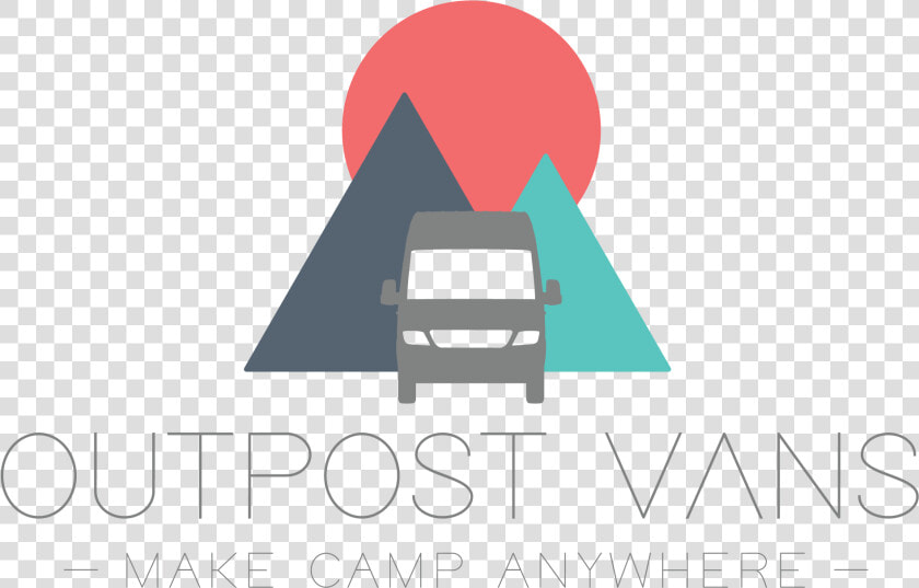 Outpost Vans  Camper Van Rental  Rv  Sprinter Camper   Graphic Design  HD Png DownloadTransparent PNG