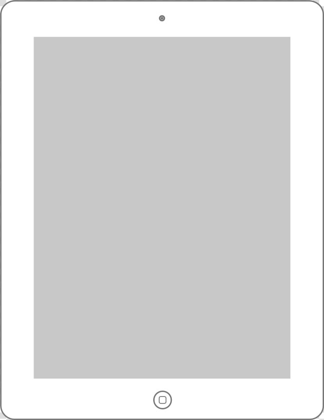 Apple Products Minimal Wireframe   Ipad Frame Vector  HD Png DownloadTransparent PNG