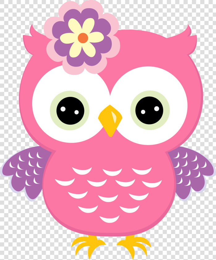 Owl Babies Owls Holi Baby Bird Clipart   Pink Owls  HD Png DownloadTransparent PNG